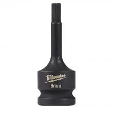 Milwaukee 49-66-5146 - SHOCKWAVE™ Lineman's 1/2 in. Drive - 6mm Hex Bit Socket