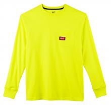 Milwaukee 602HV-2X - HD Pocket T-Shirt - LS - Hi Vis 2X