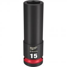 Milwaukee 49-66-6276 - SHOCKWAVE™ Impact Duty™ 1/2" Drive 15MM Deep 6 Point Socket