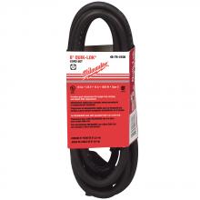 Milwaukee 48-76-4108 - 8 ft. 3-Wire QUIK-LOK™ w/Twist Style Plug Cord