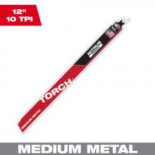 Milwaukee 48-00-6253 - 12" 10TPI The TORCH™ with NITRUS CARBIDE™ Teeth for Medium Metal 1PK 