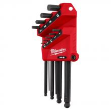 Milwaukee 48-22-2186 - 9-Key Ball End  L-Key Set - Metric