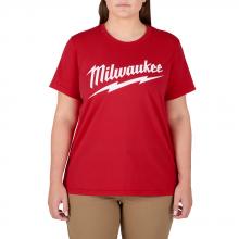 Milwaukee F453R-XL - Women's GRIDIRON™ Logo Tee - Short Sleeve Red XL