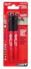 Milwaukee 48-22-3105 - INKZALL Fine Point Black Marker (2-Pack)