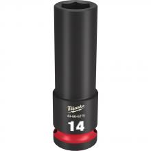 Milwaukee 49-66-6275 - SHOCKWAVE™ Impact Duty™ 1/2" Drive 14MM Deep 6 Point Socket