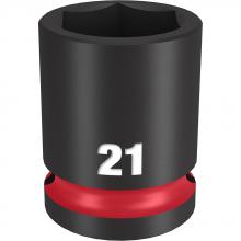 Milwaukee 49-66-6253 - SHOCKWAVE™ Impact Duty™ 1/2" Drive 21MM Standard 6 Point Socket