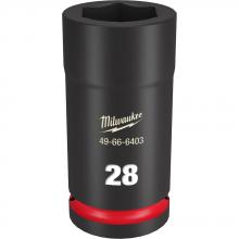 Milwaukee 49-66-6403 - SHOCKWAVE™ Impact Duty™ 3/4" Drive 28MM Deep 6 Point Socket