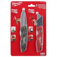 Milwaukee 48-22-1524D - 2 PK FASTBACK™ Camo Folding Knife/Folding Utility Knife Set