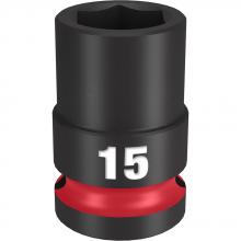 Milwaukee 49-66-6247 - SHOCKWAVE™ Impact Duty™ 1/2" Drive 15MM Standard 6 Point Socket