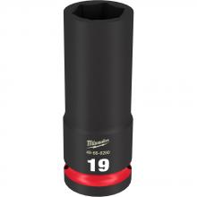 Milwaukee 49-66-6280 - SHOCKWAVE™ Impact Duty™ 1/2" Drive 19MM Deep 6 Point Socket