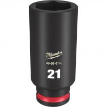 Milwaukee 49-66-6162 - SHOCKWAVE™ Impact Duty™ 3/8" Drive 21MM Deep 6 Point Socket