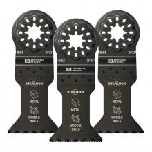 Milwaukee IBSL340-3 - Imperial Blades IBSL340-3 Starlock™ 1-3/4" Standard Metal Blade, 3PC