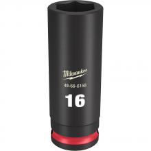 Milwaukee 49-66-6158 - SHOCKWAVE™ Impact Duty™ 3/8" Drive 16MM Deep 6 Point Socket