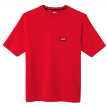 Milwaukee 601R-3X - HD Pocket T-Shirt - SS - Red 3X