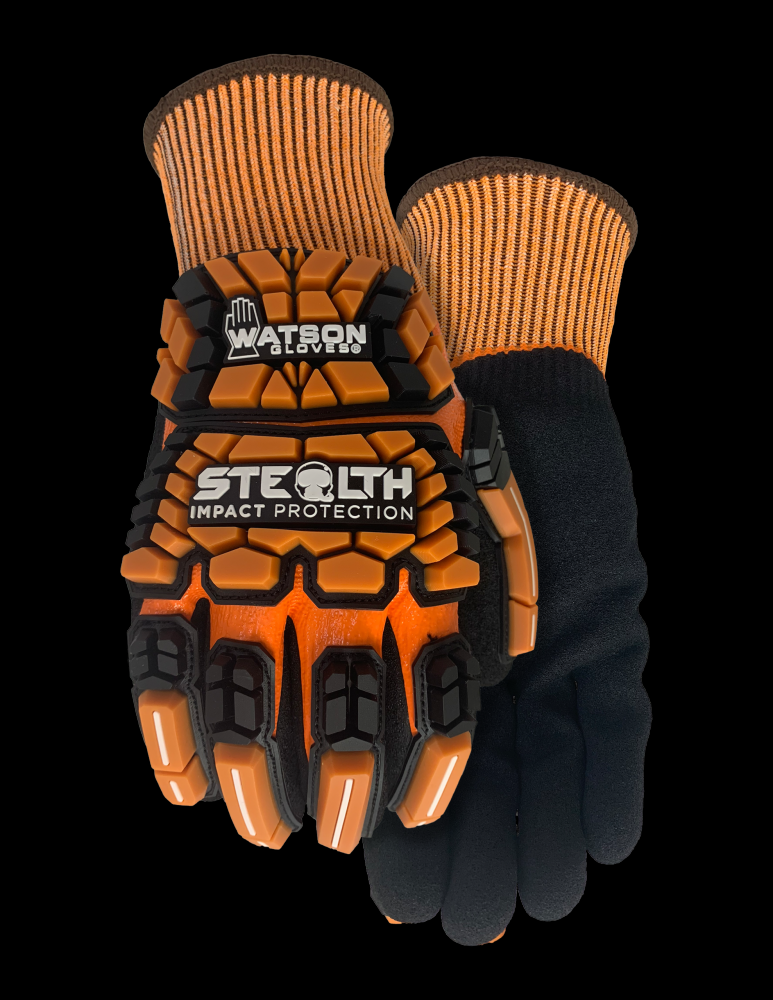 STEALTH ORANGE CRUSH A5 13GG FULLDIP SANDY NITRILE TPR IMPACT - L<span class=' ItemWarning' style='display:block;'>Item is usually in stock, but we&#39;ll be in touch if there&#39;s a problem<br /></span>