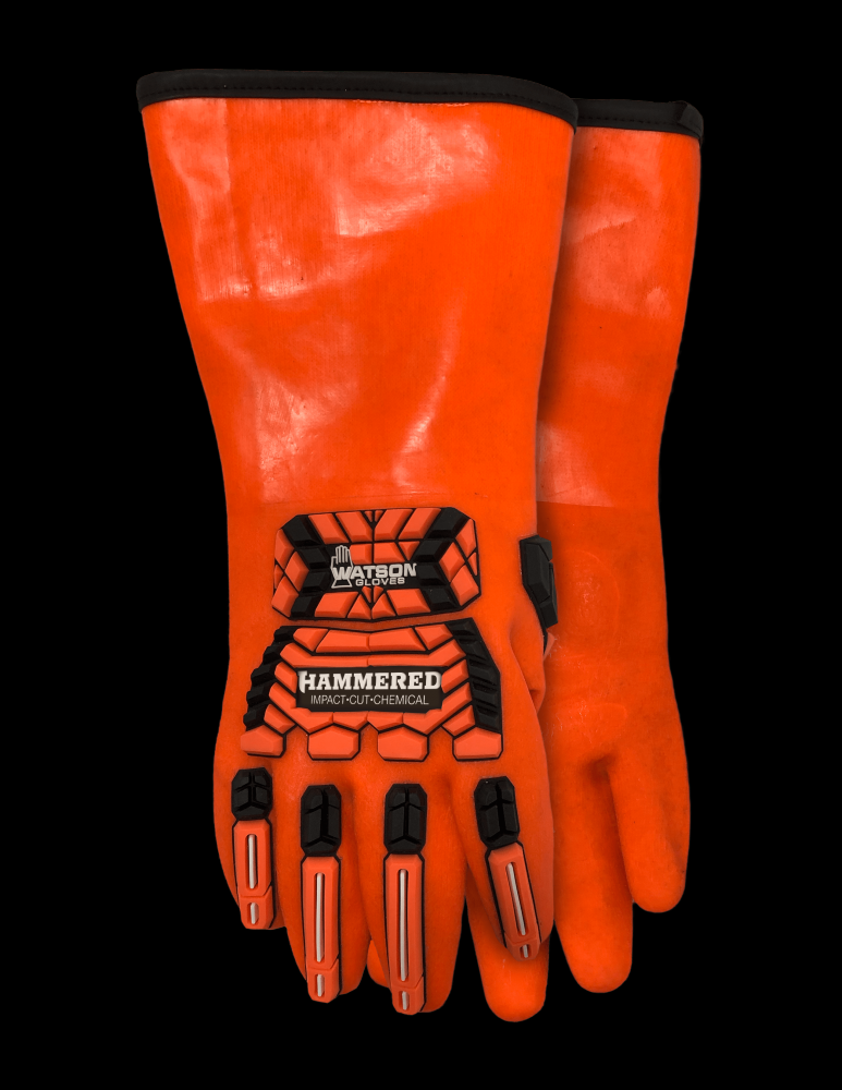 HAMMERED WINTER CUT IMPACT CHEMICAL RESISTANT GAUNTLET-MEDIUM<span class=' ItemWarning' style='display:block;'>Item is usually in stock, but we&#39;ll be in touch if there&#39;s a problem<br /></span>