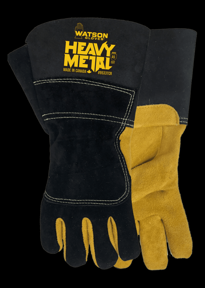 BLACK VELVET A5 SPLIT ELK BACK FULL REVERSE PALM C100 LINED WELDING - L<span class=' ItemWarning' style='display:block;'>Item is usually in stock, but we&#39;ll be in touch if there&#39;s a problem<br /></span>