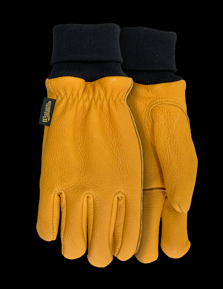 THE DUKE FULLGRAIN COW FLEECE LINED KNIT WRIST GOLD DRIVER - X<span class=' ItemWarning' style='display:block;'>Item is usually in stock, but we&#39;ll be in touch if there&#39;s a problem<br /></span>