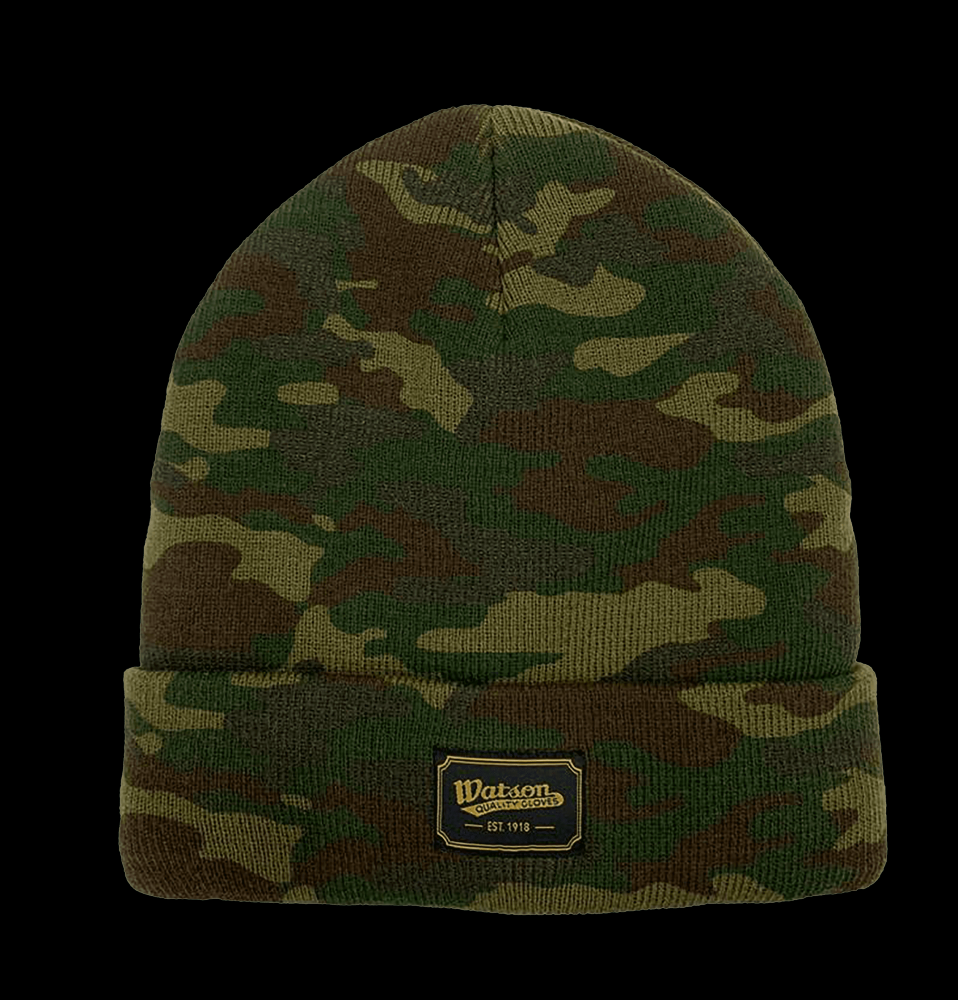 WATSON TOQUE WASTENOT GREEN CAMO LIFESTYLE<span class=' ItemWarning' style='display:block;'>Item is usually in stock, but we&#39;ll be in touch if there&#39;s a problem<br /></span>