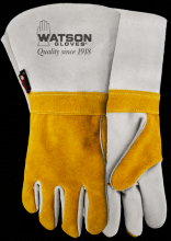 Watson Gloves 1034-10 - WOPPER SPLIT COWHIDE GUNN CUT GAUNTLET WELDING - 10