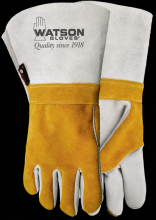 Watson Gloves 1034T-11 - WOPPER SPLIT COWHIDE ALUMINIZED BACK C100 THINSULATE GAUNTLET - 11