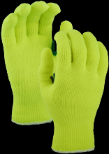 Watson Gloves 2051-S - LUXURY LINER ACRYLIC KNIT THERMAL INTERIOR HI VIS YELLOW LINER - S