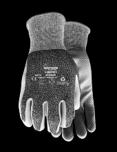 Watson Gloves 373-M - STEALTH HERO 15GG WASTENOT FOAM NITRILE W RECLAIM COATED - M