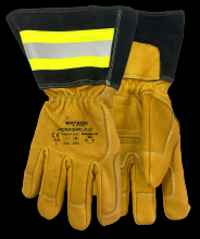 Watson Gloves 3774-X - POWERLINE A6 FULLGRAIN COW REFLECTIVE DOUG CUFF UTILITY - X