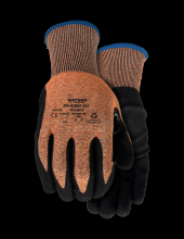 Watson Gloves 379-X - STEALTH PHOENIX A4 18GG WASTENOT SANDY NITRILE COATED - X