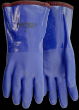 Watson Gloves 491-S - FROST FREE PVC HEAVY ACRYLIC FLEECE LINED COATED - S