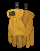 Watson Gloves 596-M - THE DUCHESS PREMIUM FULLGRAIN DEER GOLD WOMENS DRIVER - M