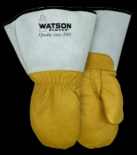 Watson Gloves 9355CR-X - POWERLINE A5 COWHIDE MITT W/GAUNTLET CUFF & C200 LINING - X