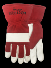 Watson Gloves 94001-M - RED BARON WASTENOT FULL COW SHERPA LINED GAUNTLET COMBO - M