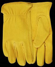 Watson Gloves 9477-X - WILD DEERSKIN FULLGRAIN DEER TR2 FLEECE LINED DRIVER - X