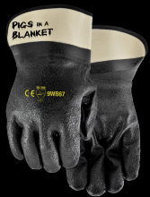 Watson Gloves 9WB67 - PIGS IN A BLANKET NITRILE PVC BLEND C40 LINED