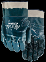 Watson Gloves N660T-L - TOUGH AS NAILS HEAVY NITRILE COATING COATED - L