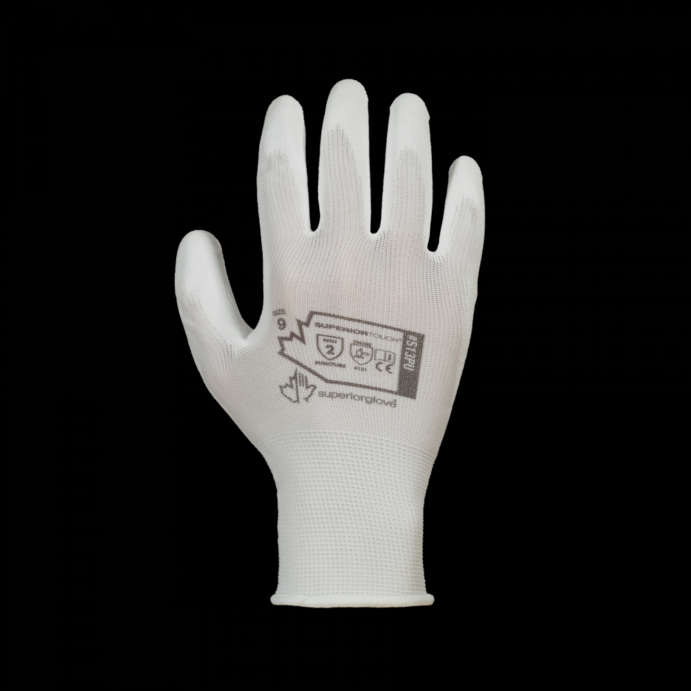 LOW-LINT NYLON + PU PALMS<span class=' ItemWarning' style='display:block;'>Item is usually in stock, but we&#39;ll be in touch if there&#39;s a problem<br /></span>