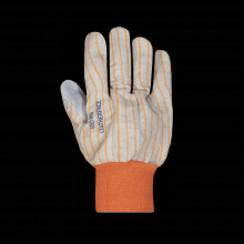 Superior Glove 650HB-L - COTTON WITH LEATHER PALMS