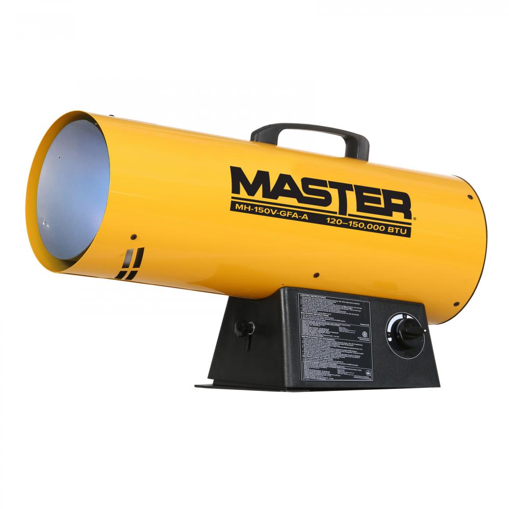 Master Industrial Heavy Duty 150,000 BTU LP Forced Air Heater - Variable Output<span class=' ItemWarning' style='display:block;'>Item is usually in stock, but we&#39;ll be in touch if there&#39;s a problem<br /></span>