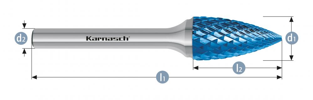 Tungsten carbide burr - BLUE-TEC<span class=' ItemWarning' style='display:block;'>Item is usually in stock, but we&#39;ll be in touch if there&#39;s a problem<br /></span>