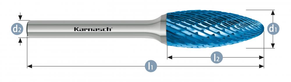 Tungsten carbide burr - BLUE-TEC<span class=' ItemWarning' style='display:block;'>Item is usually in stock, but we&#39;ll be in touch if there&#39;s a problem<br /></span>