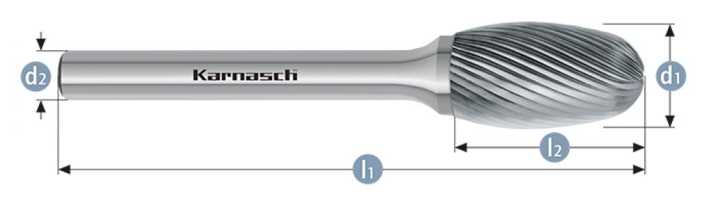 Tungsten carbide burr - Uncoated<span class=' ItemWarning' style='display:block;'>Item is usually in stock, but we&#39;ll be in touch if there&#39;s a problem<br /></span>