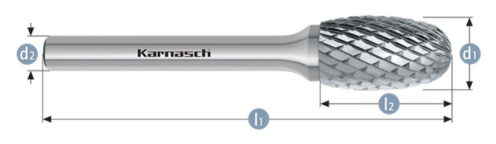 Tungsten carbide burr - Uncoated<span class=' ItemWarning' style='display:block;'>Item is usually in stock, but we&#39;ll be in touch if there&#39;s a problem<br /></span>