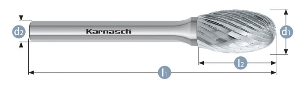 Tungsten carbide burr - Uncoated<span class=' ItemWarning' style='display:block;'>Item is usually in stock, but we&#39;ll be in touch if there&#39;s a problem<br /></span>