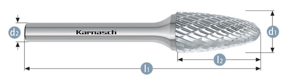 Tungsten carbide burr - Uncoated<span class=' ItemWarning' style='display:block;'>Item is usually in stock, but we&#39;ll be in touch if there&#39;s a problem<br /></span>