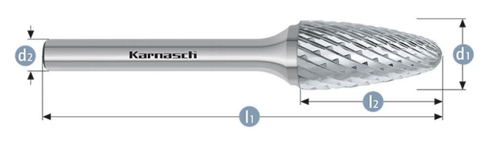 Tungsten carbide burr - Uncoated<span class=' ItemWarning' style='display:block;'>Item is usually in stock, but we&#39;ll be in touch if there&#39;s a problem<br /></span>