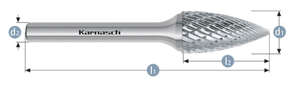 Tungsten carbide burr - Uncoated<span class=' ItemWarning' style='display:block;'>Item is usually in stock, but we&#39;ll be in touch if there&#39;s a problem<br /></span>