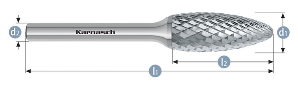 Tungsten carbide burr - Uncoated<span class=' ItemWarning' style='display:block;'>Item is usually in stock, but we&#39;ll be in touch if there&#39;s a problem<br /></span>