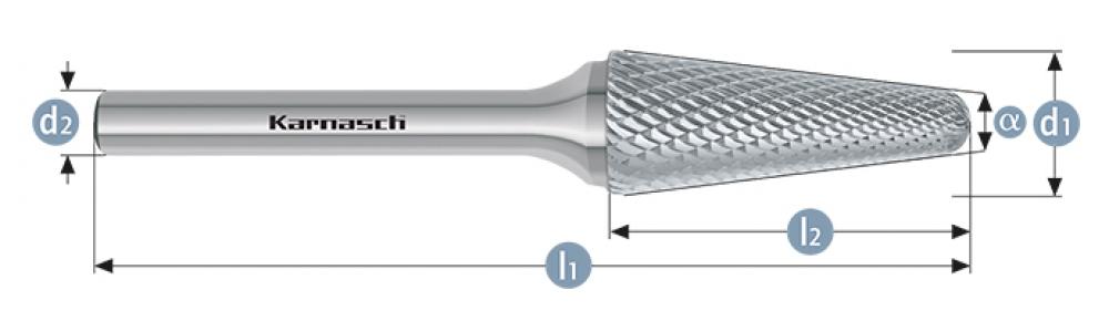 Tungsten carbide burr - Uncoated<span class=' ItemWarning' style='display:block;'>Item is usually in stock, but we&#39;ll be in touch if there&#39;s a problem<br /></span>