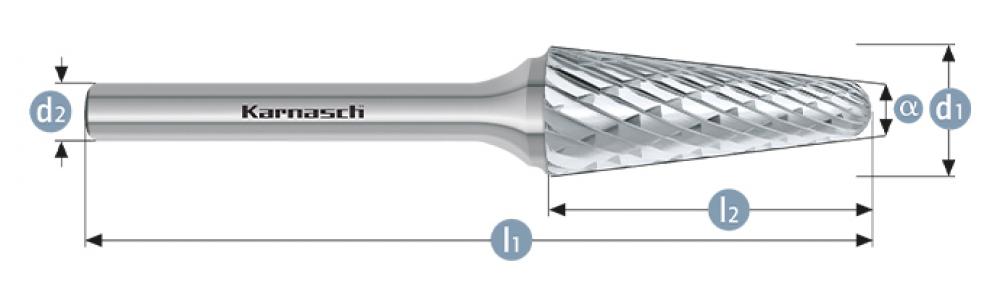 Tungsten carbide burr - Uncoated<span class=' ItemWarning' style='display:block;'>Item is usually in stock, but we&#39;ll be in touch if there&#39;s a problem<br /></span>